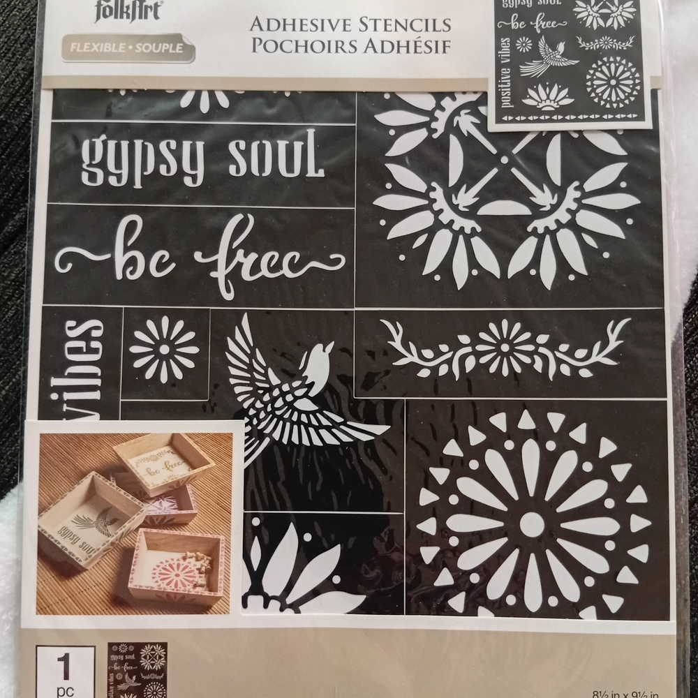 Folk Black and White Home Design Stickers